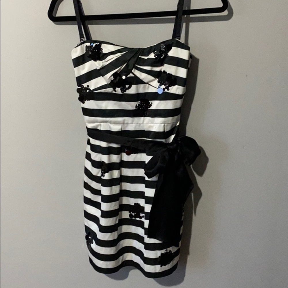 BCBG | Striped Mini Dress
